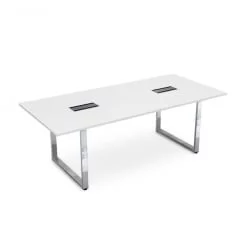 Стол переговорный ГЛОСС ЛИНЕ НСП-О.939 Белый Премиум / GLOSS LINE