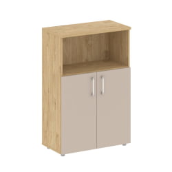 Шкаф средний широкий СХИФТ СК.СТ-2.1 Тиквуд Светлый/Капучино / SHIFT SK.ST-2.1