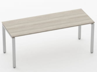 Стол прямой Дека П-обр. каркас 7.07.18  Дуб Сантана светлый / Deka