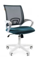 Кресло оператора Чаирман 696 вхите ТВ-18 Зеленое / Chairman white TW-18