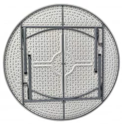 Стол круглый складной Кейт 180 см Белый