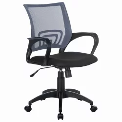 Компьютерное кресло БРАБИКС Флй МГ-396 Серое-черное / BRABIX Fly MG-396