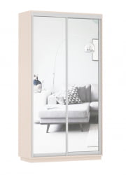 Шкаф-купе двухдверный Экспресс Дуо Экспенс 1200х2200х Дуб молочный / 1200х2200h