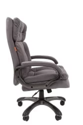 Кресло руководителя CХАИРМАН 442 ткань Серый / CHAIRMAN