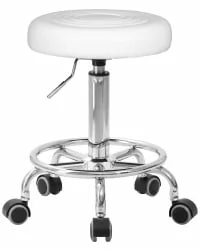 Табурет мастера ДОБРИН БИЛЛЙ Белый / DOBRIN BILLY