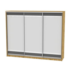 Шкаф-купе Б-220х270х60-1(ДВ-Графит-Д10Д10Д10) / B-220х270х60-1(ДВ-Графит-D10D10D10)