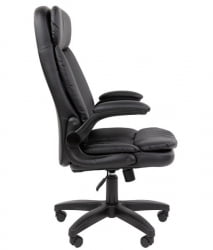 Кресло офисное CХАИРМАН 533 экокожа Черный / CHAIRMAN