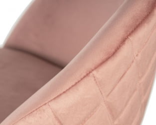 Стул барный ДОБРИН МИЛАНА (пудрово-розовый велюр (МДЖ9-32)) 2 шт / DOBRIN MILANA (MJ9-32))