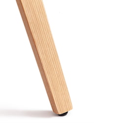 Стул ВИМТА (мод.8021) дерево / экокожа, 69х56х77 см, натуральный/белый / VIMTA (mod.8021)