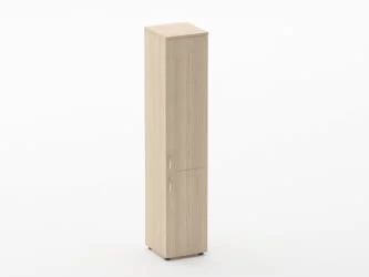 Шкаф высокий закрытый Глассй 6.19.13Пр Орех / Glassy