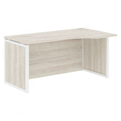 Стол письменный правый КСТЕН-КП КСКПCЕТ 169Х Р Сосна Эдмонт Белый / XTEN-QP XQPCET 169H R