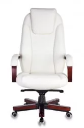 Кресло руководителя Бюрократ Т-9923ВАЛНУТ/ИВОРЙ / T-9923WALNUT/IVORY