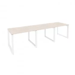 Рабочая станция на О-образном м/к ОНИКС О.МО-РС-3.1.8 Денвер Светлый/Белый / ONIX O.MO-RS-3.1.8