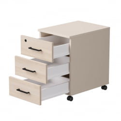 Тумба мобильная Еверпроф ЕВО 254Т001 Дуб Соната Кашемир / Everprof EVO