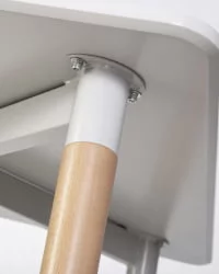 Дизайнерский стол ДОБРИН СЕРРА Светло-серый / DOBRIN SERRA