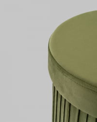 Пуф складной с ящиком Сторе Роунд травяной / Store Round