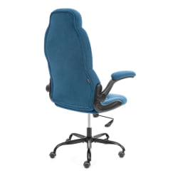 Кресло геймерское БАЗУКА металБЛ велюр, синий, 32 / BAZUKA metalBL