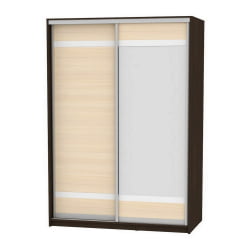 Шкаф-купе Б-230х160х60-2(Венге-ДМ-Д9Д10) / B-230х160х60-2(Венге-ДМ-D9D10)