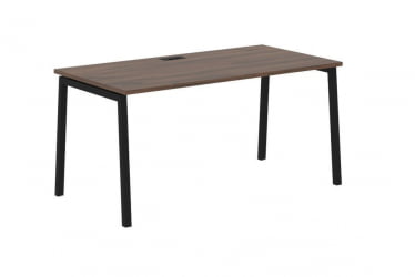 Стол письменный ЕДИС ЕЛСТ 1580 Дуб Денвер темный Черный / EDIS ELST