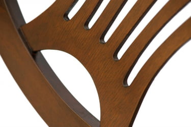 Стул Персей/ Персеус дерево гевея, 46х54х99см, Каппучино , ткань кремовая с рисунком (3321) / Perseus Cappuchino