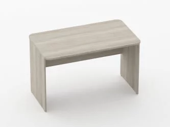 Стол прямой Глассй 1.10.12 Дуб сантана светлый / Glassy