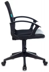Офисное кресло Бюрократ CХ-590 БЛАCК спинка сетка / CH-590 BLACK