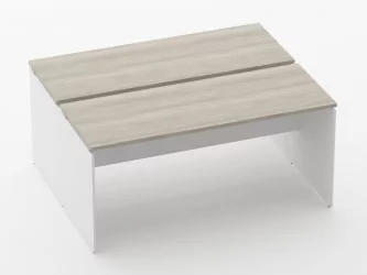 Рабочий модуль Дека ЛДСП каркас 75.125.16 Дуб Сантана светлый/Белый / Deka