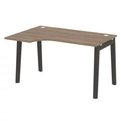 Стол эргономичный левый ОНИКС ВООД ОВ.СА-2(Л) Дуб Аризона/Темный / ONIX WOOD OW.SA-2(L)