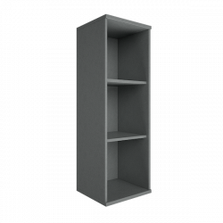 Стеллаж средний узкий Рива А.СУ-2 Серый / Riva