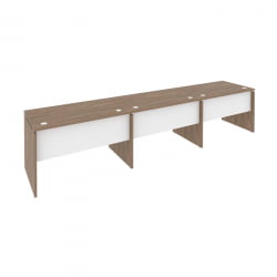 Рабочая станция ОНИКС О.РС-3.2.7 Дуб Аризона/Белый / ONIX O.RS-3.2.7