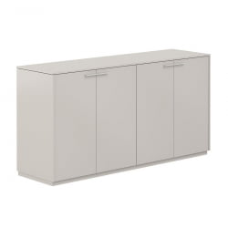 Шкаф низкий двойной Атлас НЗ-0314+НЗ-0314.ГС.ГС Серый камень / Atlas NZ-0314+NZ-0314.GS.GS