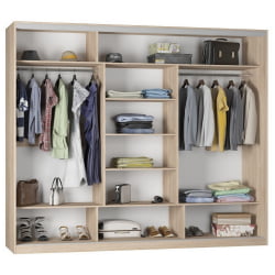 Шкаф-купе Б-220х270х60-2(Графит-Д9Д9Д9) / B-220х270х60-2(Графит-D9D9D9)