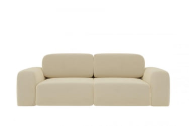 Диван прямой Сунне (Берхоусе) Цвет фасада: Левис 02 велюр; Тип: Прямой; Материал фасада: Металл/Велюр / (Berhouse)