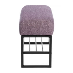 Банкетка Чарли Лукс Б/Чарли Люкс велюр/букле, ВТ шапе воод росе / Charli Lux VT shape wood rose