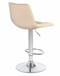Стул барный ДОБРИН ТАИЛОР (бежевый велюр (МДЖ9-10)) 2 шт / DOBRIN TAILOR (MJ9-10))