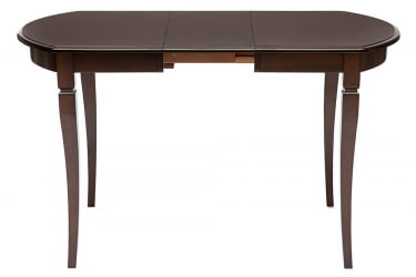 Стол раскладной Модена (МД-Т4ЕКС) дерево гевея/мдф, 100+29х75х75 см, Тобаcко / Modena (MD-T4EX) Tobacco