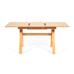 Стол раскладной Риcко (Рикко) основание бук, столешница мдф, 80кс120+40*75см, Натуральный / Ricco 80x120+40*75см,