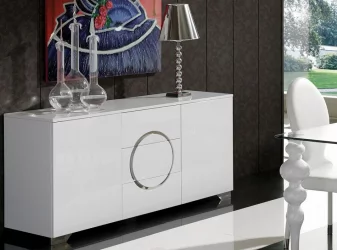 Буфет ДУПЕН В-743 Белый / DUPEN W-743