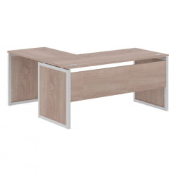 Стол письменный угловой правый КСТЕН-КП КСКПCТ 1615 Р Дуб Сонома Серый / XTEN-QP XQPCT R