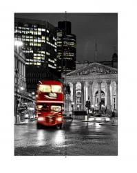 Шкаф-купе двухдверный Экспресс Хит Лондон/Белый снег