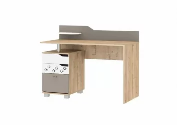 Комплект мебели для комнаты подростка Хаски №02 Дуб Ирландский Мокко Белый
