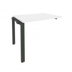 Наборный элемент рабочей станции на П-образном м/к ОНИКС О.МП-1.НРС-1.7 Белый Бриллиант/Антрацит / ONIX O.MP-1.NRS-1.7
