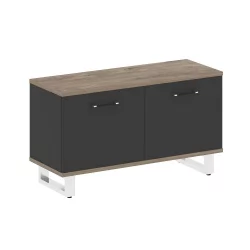 Греденция малая СХИФТ СК.ГР-М Тиквуд Темный/Антрацит / SHIFT SK.GR-M