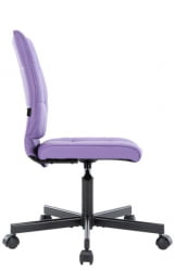 Кресло для персонала Еверпроф ЕП-300 Экокожа Сиреневый / Everprof EP-300