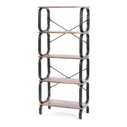 Стеллаж ВС-04 60кс30кс140 см, бурнт / WS-04 60x30x140 burnt