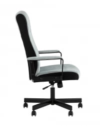 Кресло руководителя ТопЧаирс СТ-ДОМИНГО Серо-голубой / TopChairs ST-DOMINGO