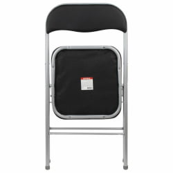 Стул складной БРАБИКС Голф CФ-007 серебристый каркас Черный / BRABIX Golf CF-007