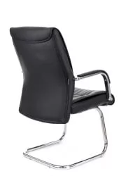 Кресло для посетителей Бонд CФ экокожа Черный / Bond CF