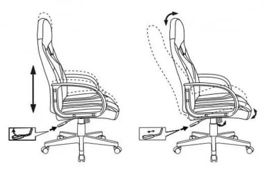 Геймерское кресло Бюрократ ЗОМБИЕ РУННЕР Черный-желтый / ZOMBIE RUNNER