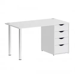 Стол письменный ХОМЕ ОФФИCЕ ВР.СП-3-138.4 Белый Бриллиант / HOME OFFICE VR.SP-3-138.4